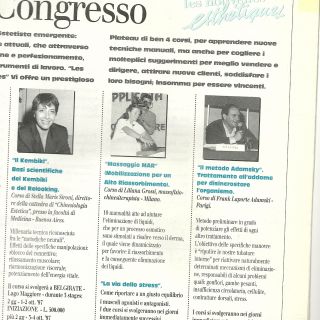 1997 Italia Milan  Nota Post Congreso cusos